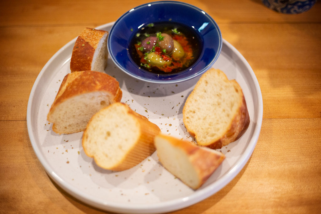 A traditional Italian appetizer.